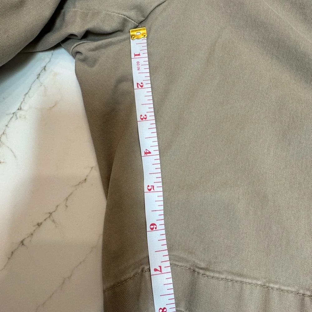 Michael Kors Men's Khaki Flat Front Shorts - Picture 5 of 5